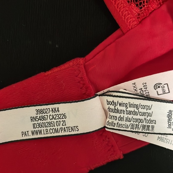 Victoria’s Secret Perfect Shape Bra, Red, 36DDD, New with Tags - Picture 9 of 10